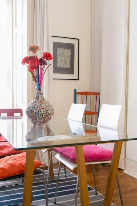 Principe Real Orange Tree W/ View 3 Bedrooms Flat! 리스본 외부 사진