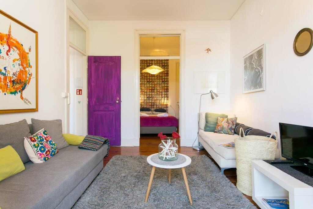 Principe Real Orange Tree W/ View 3 Bedrooms Flat! 리스본 외부 사진